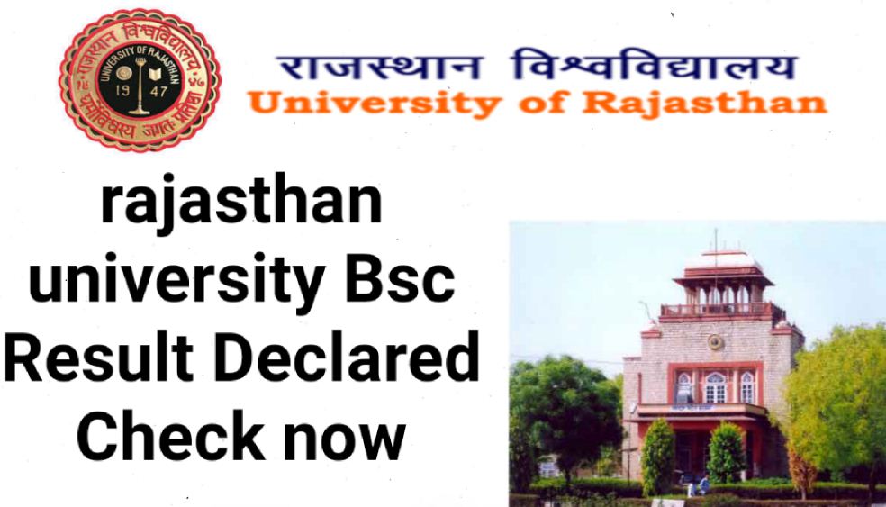 Rajasthan University Bsc 1st Year Result