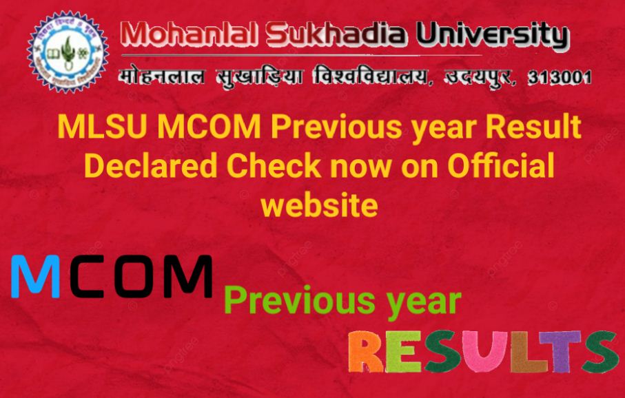 MLSU MCOM Previous year Result