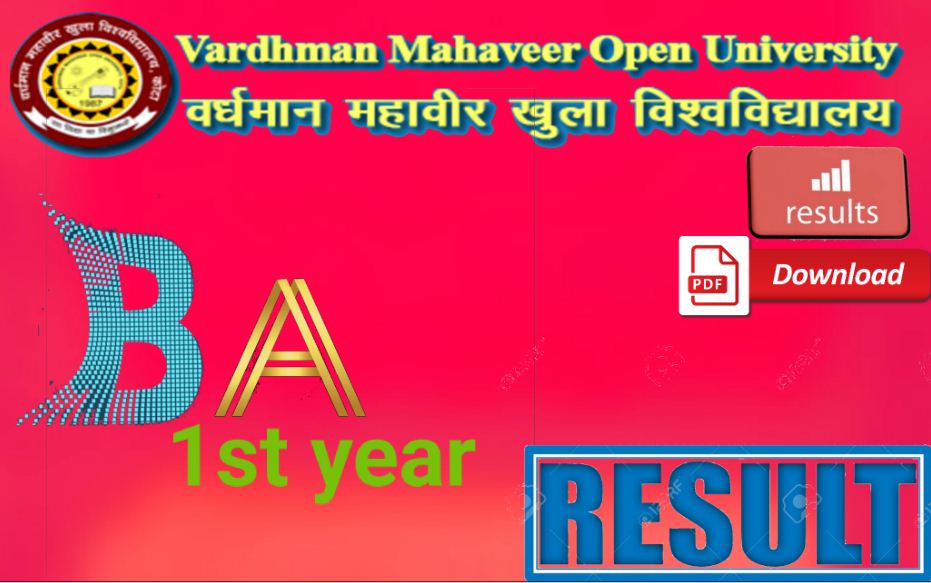VMOU BA 1st year Result