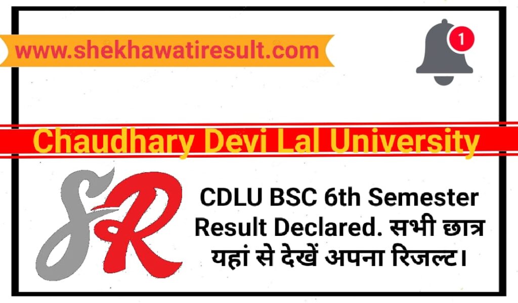 CDLU BSC 6th Semester Result