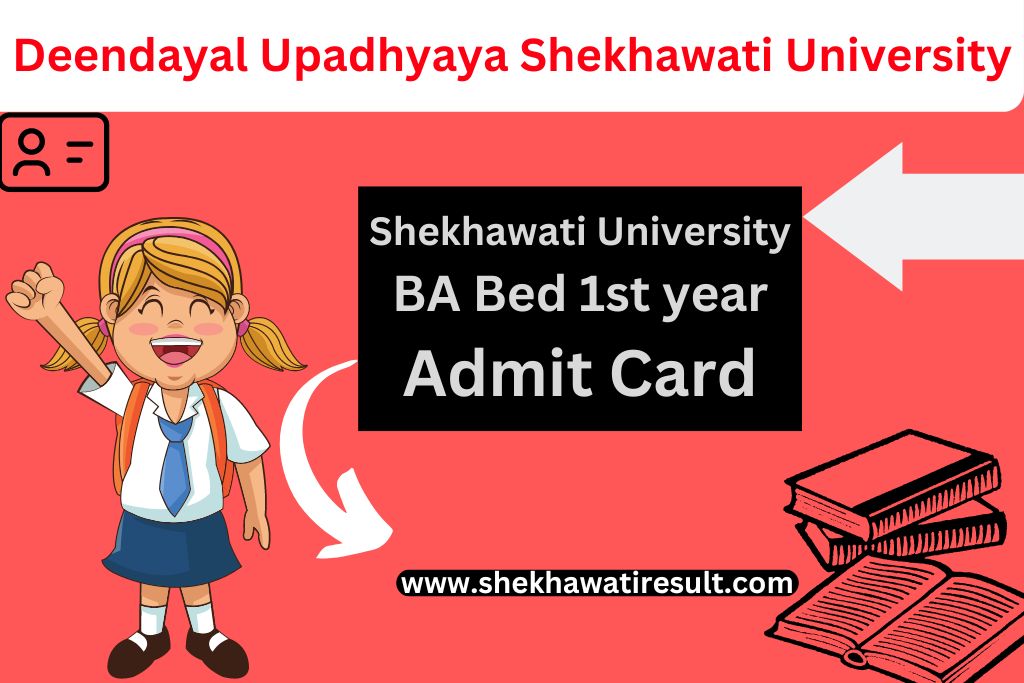 Shekhawati University BA Bed Admit Card