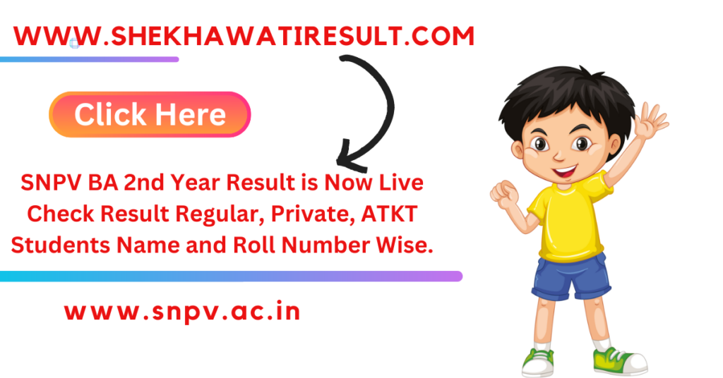 SNPV BA 2nd year Result