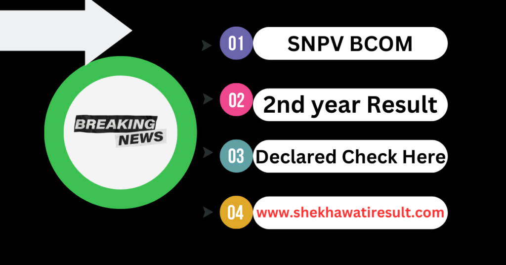 SNPV BCOM 2nd year Result