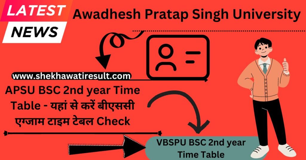 APSU BSC 2nd year Time Table