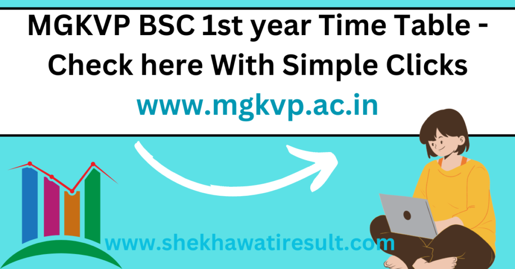 MGKVP BSC 1st year Time Table