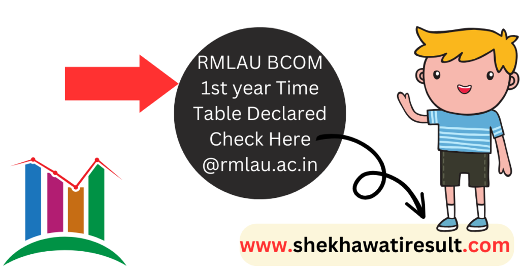 RMLAU BCOM 1st year Time Table