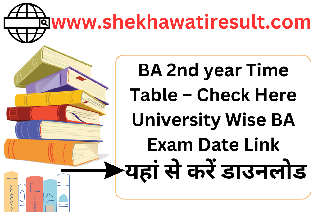 BA Second year Time Table